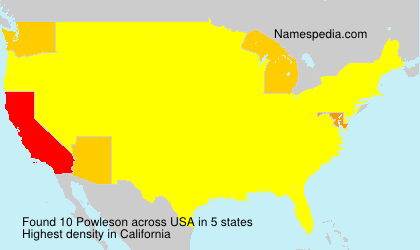 Surname Powleson in USA Surname Powleson in USA