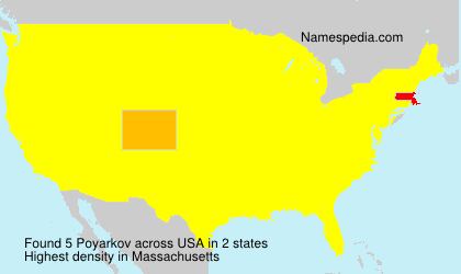 Surname Poyarkov in USA Surname Poyarkov in USA