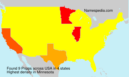Surname Pripps in USA