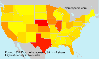 Surname Prochaska in USA