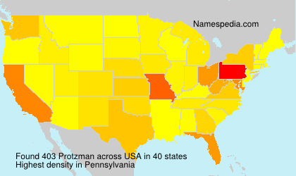 Surname Protzman in USA Surname Protzman in USA