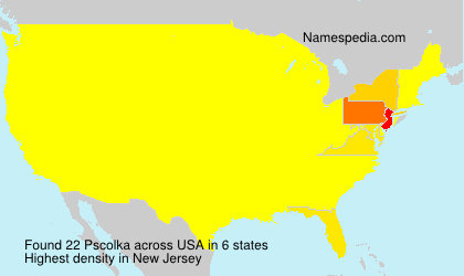 Surname Pscolka in USA Surname Pscolka in USA