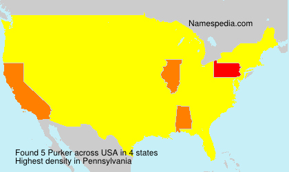 Surname Purker in USA