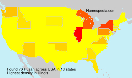 Surname Puzan in USA