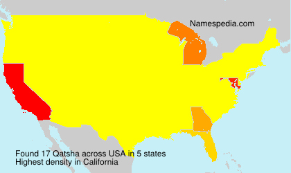 Surname Qatsha in USA