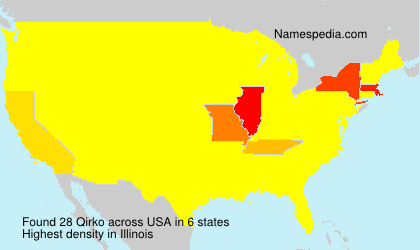 Surname Qirko in USA