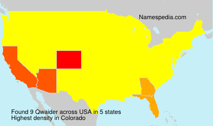 Surname Qwaider in USA Surname Qwaider in USA