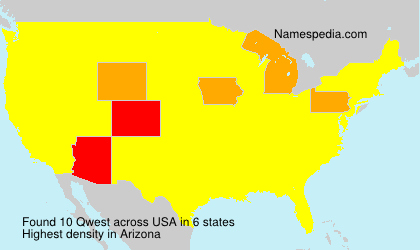 Surname Qwest in USA