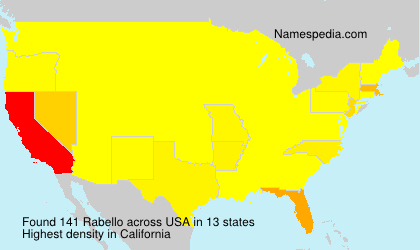 Surname Rabello in USA