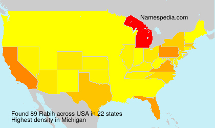 Surname Rabih in USA
