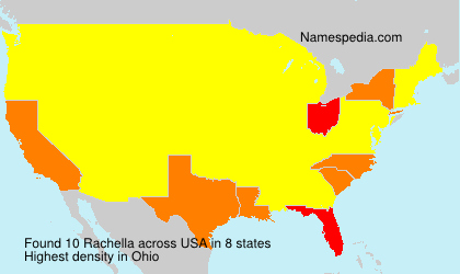 Surname Rachella in USA