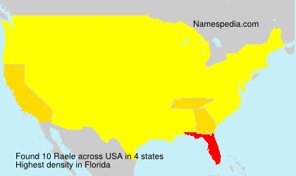 Surname Raele in USA