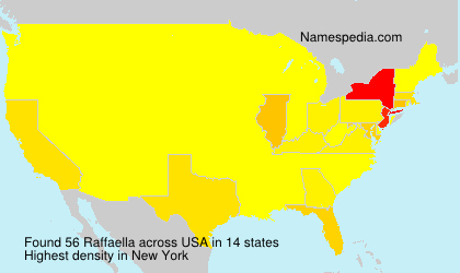 Surname Raffaella in USA