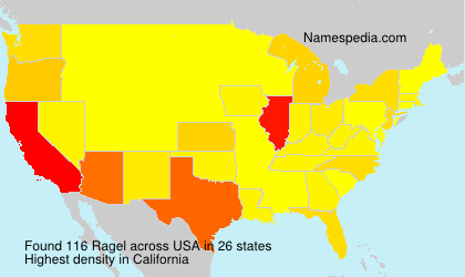 Surname Ragel in USA