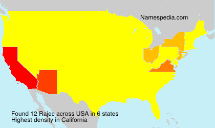 Surname Rajec in USA