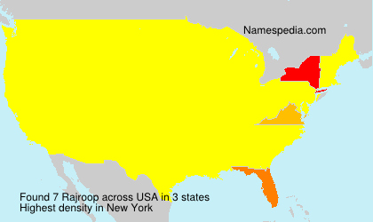 Surname Rajroop in USA