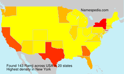 Surname Ramji in USA