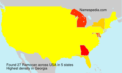 Surname Ramocan in USA