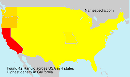 Surname Ranuio in USA Surname Ranuio in USA