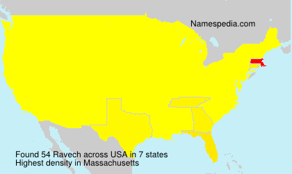 Surname Ravech in USA