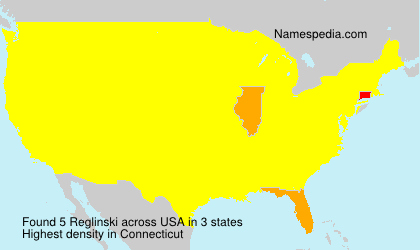 Surname Reglinski in USA
