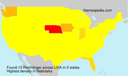 Surname Reichlinger in USA