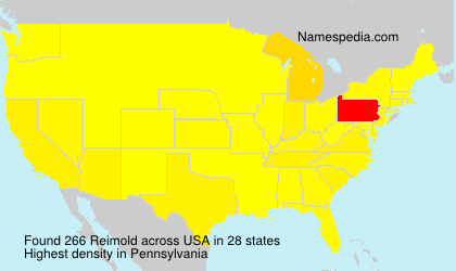 Surname Reimold in USA