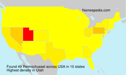 Surname Reimschussel in USA