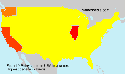 Surname Reinys in USA Surname Reinys in USA