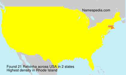 Surname Relvinha in USA