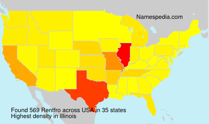 Surname Rentfro in USA Surname Rentfro in USA