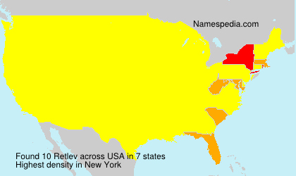 Surname Retlev in USA