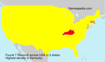 Surname Reucroft in USA