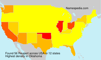 Surname Reupert in USA