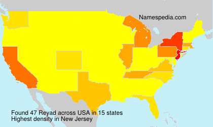 Surname Reyad in USA