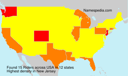 Surname Riders in USA