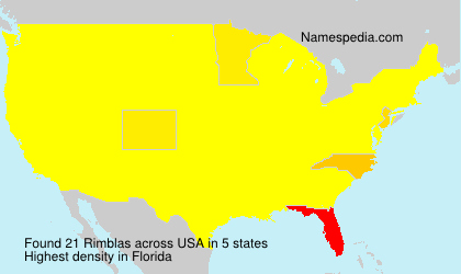 Surname Rimblas in USA Surname Rimblas in USA