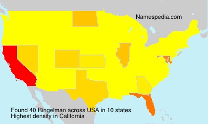 Surname Ringelman in USA