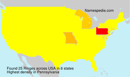 Surname Ringes in USA