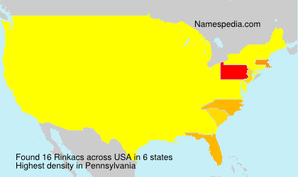 Surname Rinkacs in USA Surname Rinkacs in USA