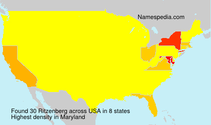 Surname Ritzenberg in USA