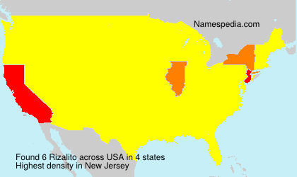 Surname Rizalito in USA