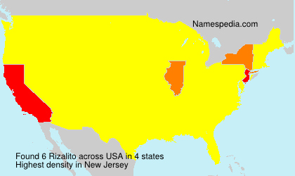 Surname Rizalito in USA Surname Rizalito in USA