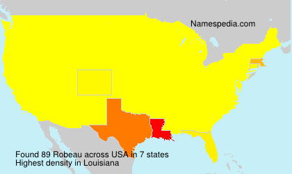 Surname Robeau in USA