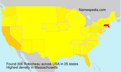 Surname Robicheau in USA