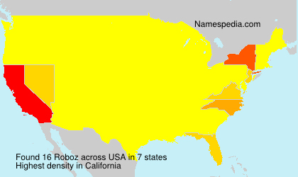 Surname Roboz in USA
