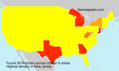 Surname Rochlani in USA Surname Rochlani in USA