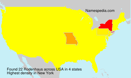 Surname Rodenhaus in USA Surname Rodenhaus in USA