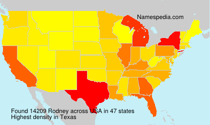 Surname Rodney in USA