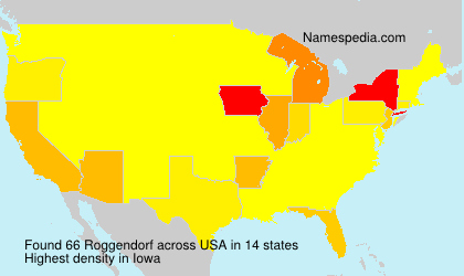 Surname Roggendorf in USA